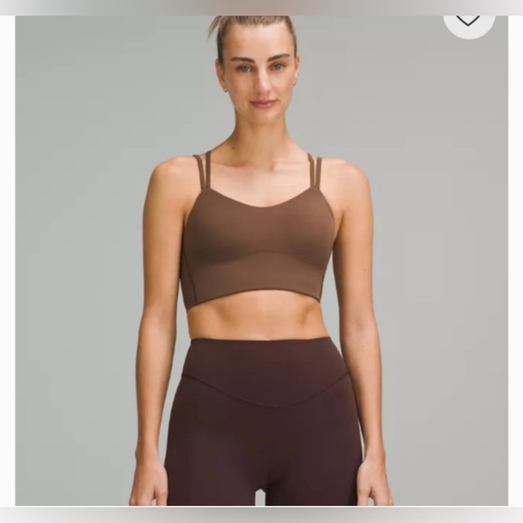 lululemon athletica Other - lululemon Like a Cloud Longline Bra Light Support, B/C Cup Brown